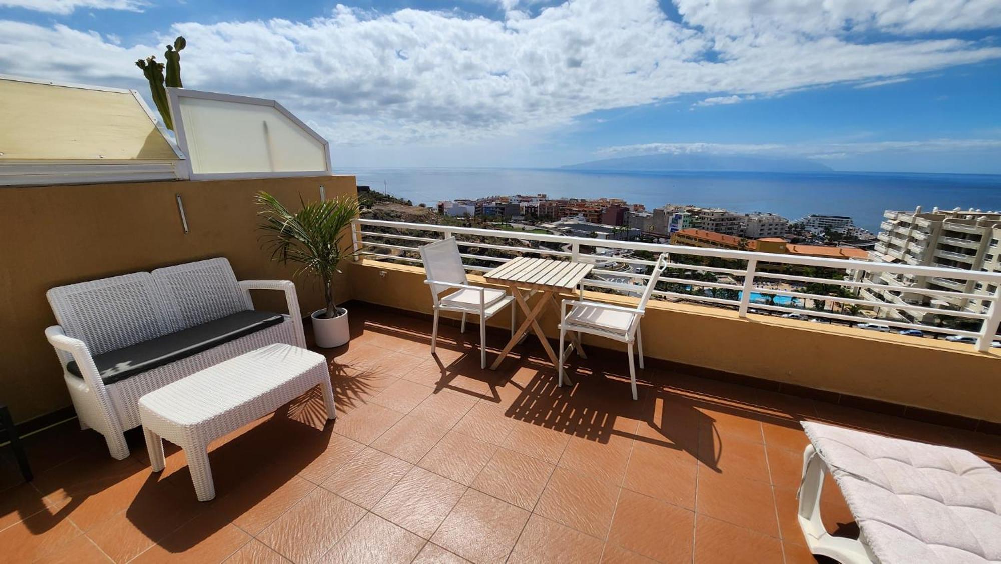 Los Gigantes,Huge Terrace,Sea View,Air Conditioning Διαμέρισμα Puerto de Santiago  Εξωτερικό φωτογραφία